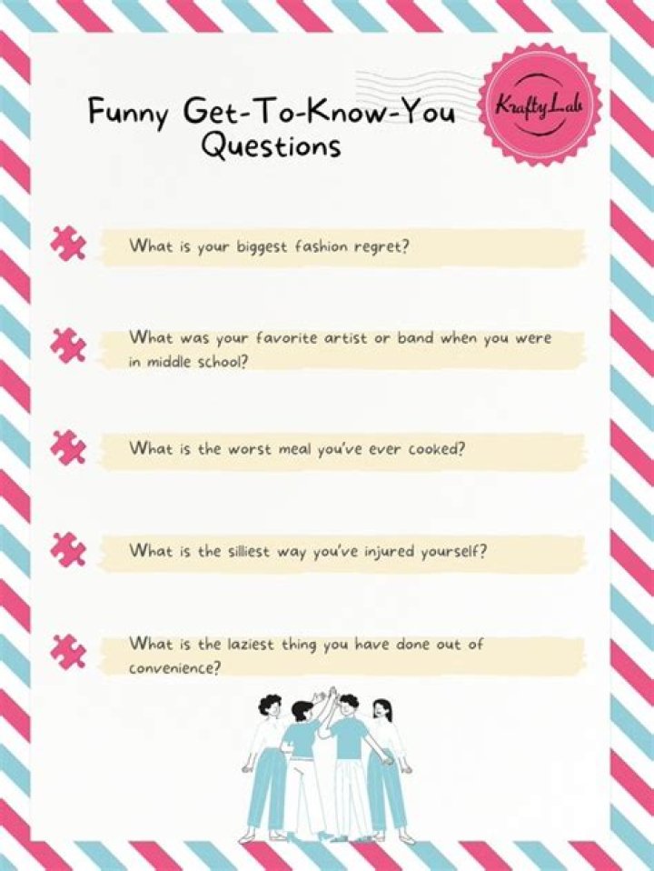 50 Silly Get to Know You Questions PDF for Fun & Icebreakers