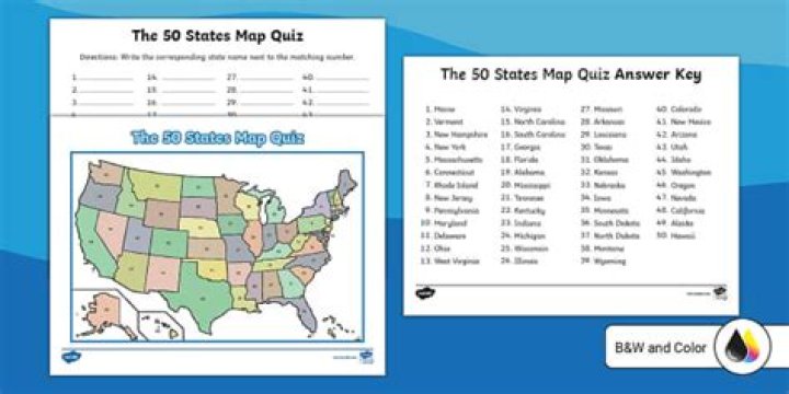Complete 50 States Test PDF – Practice Quiz & Answers
