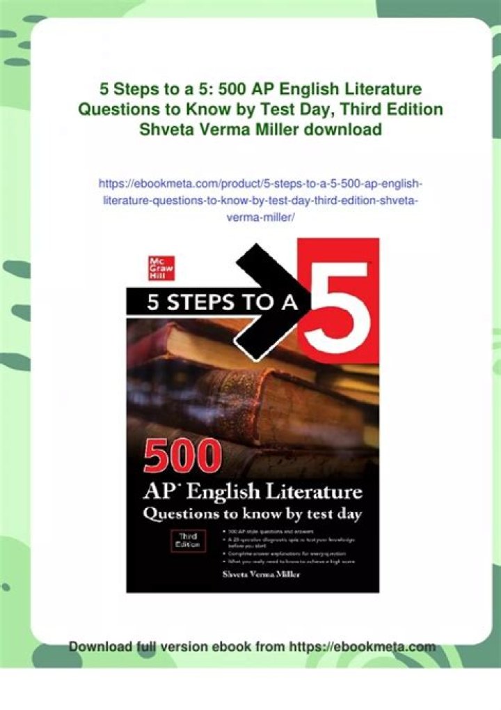 500 AP Literature Questions PDF: Complete Study Guide & Practice
