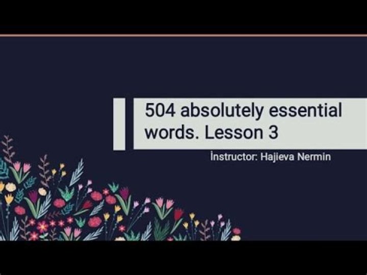 504 Essential Words Answers PDF: Absolutely Essential Vocabulary Guide