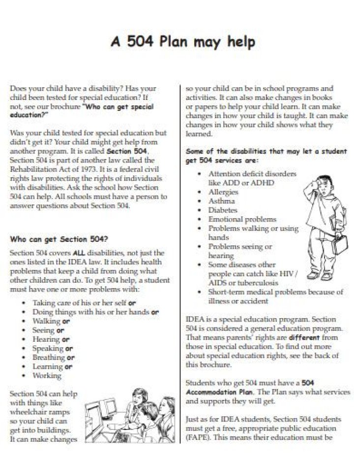 Free 504 Plan Michigan PDF: How to Get Accommodations at School