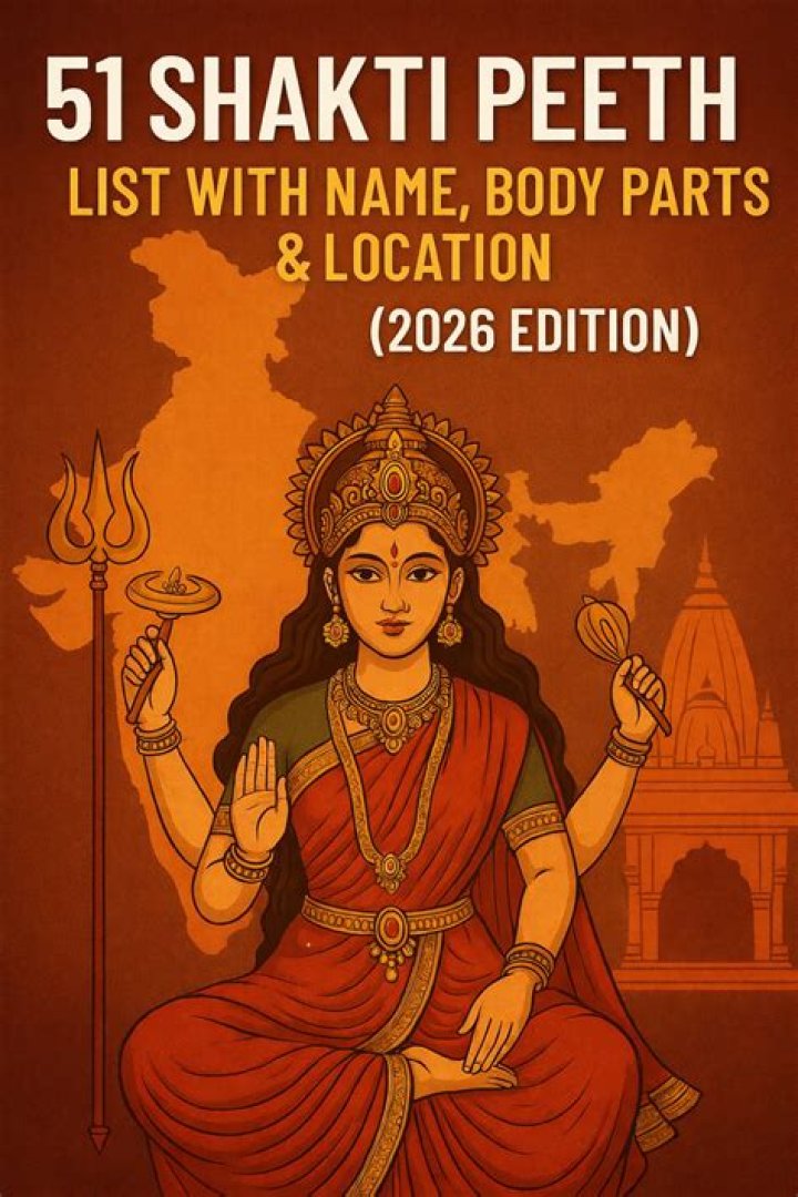 51 Shakti Peeth List Gujarati PDF Download