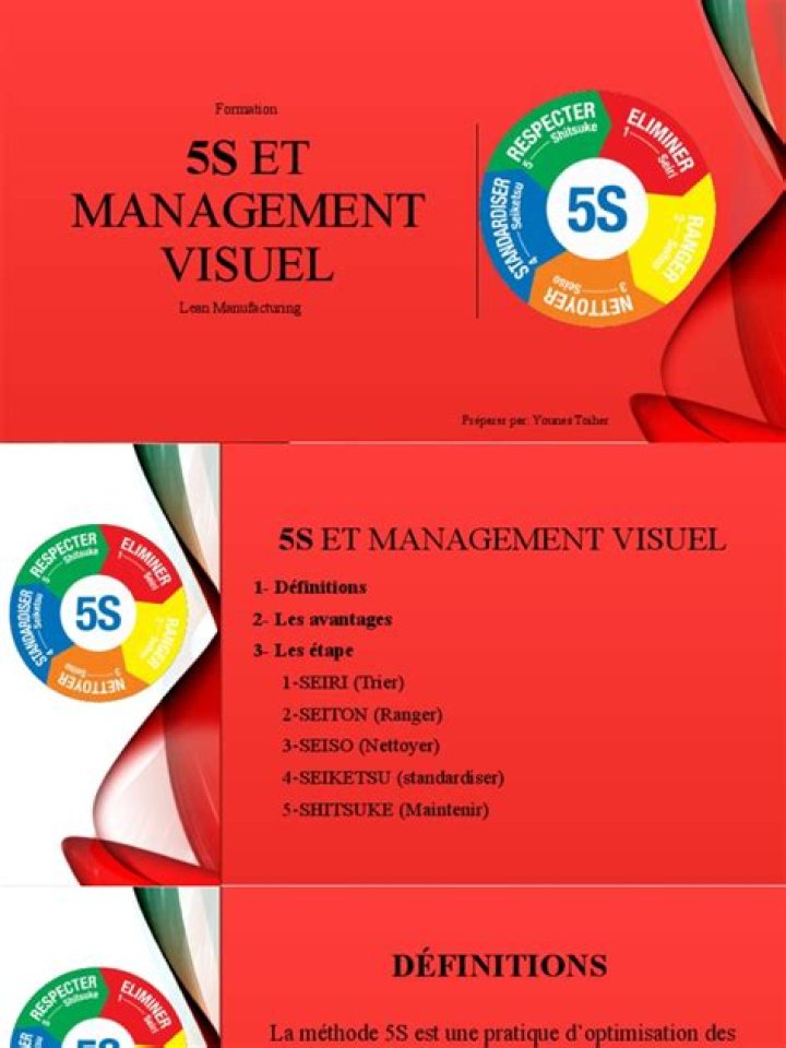 5S Management Visuel PDF : Guide Complet pour l’Organisation Visuelle