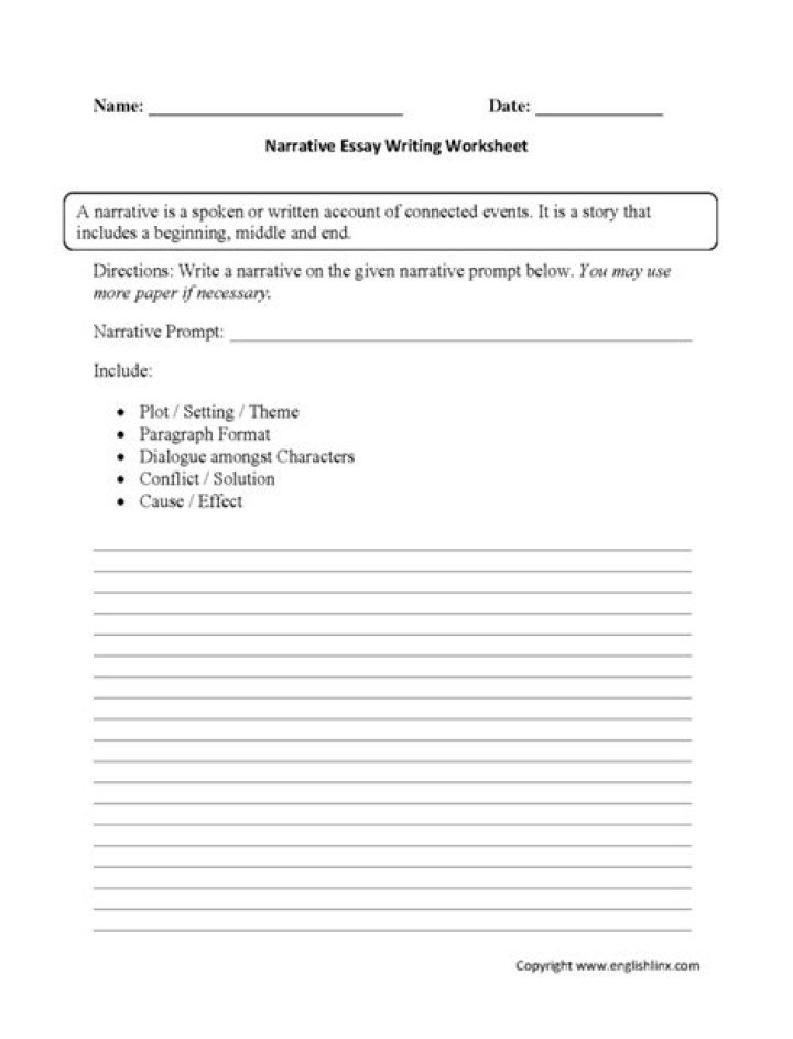 5th Grade Essay Writing Worksheets PDF for Easy Practice