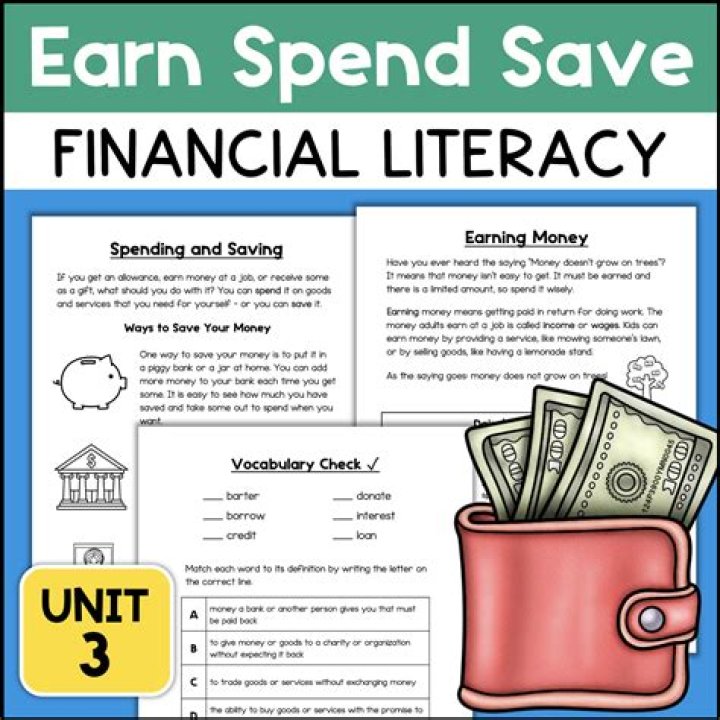 5th Grade Financial Literacy Worksheets PDF – Free Printable Worksheets