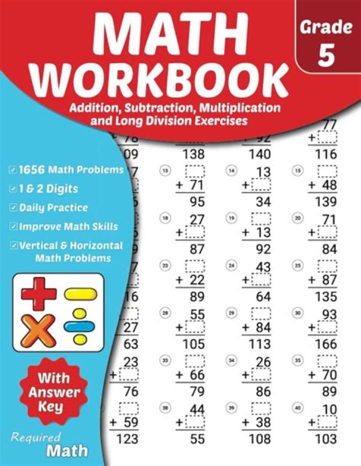 5th Grade Math Review Packet with Answers PDF for Homework & Test Prep