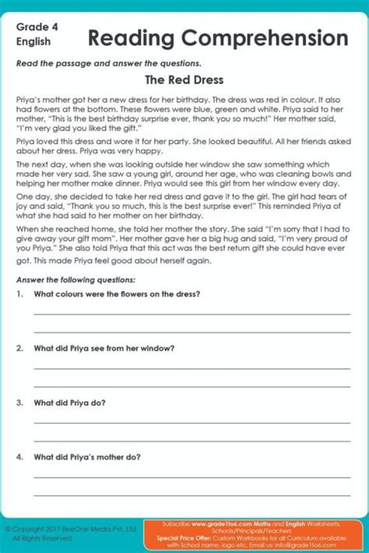 5th Grade Reading Passages with Questions PDF for Kids