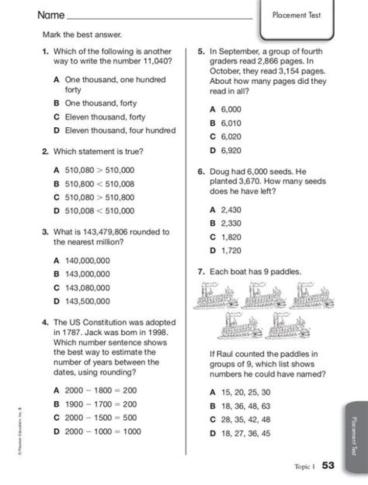 5th Grade Reading Practice Test PDF – Instant Download
