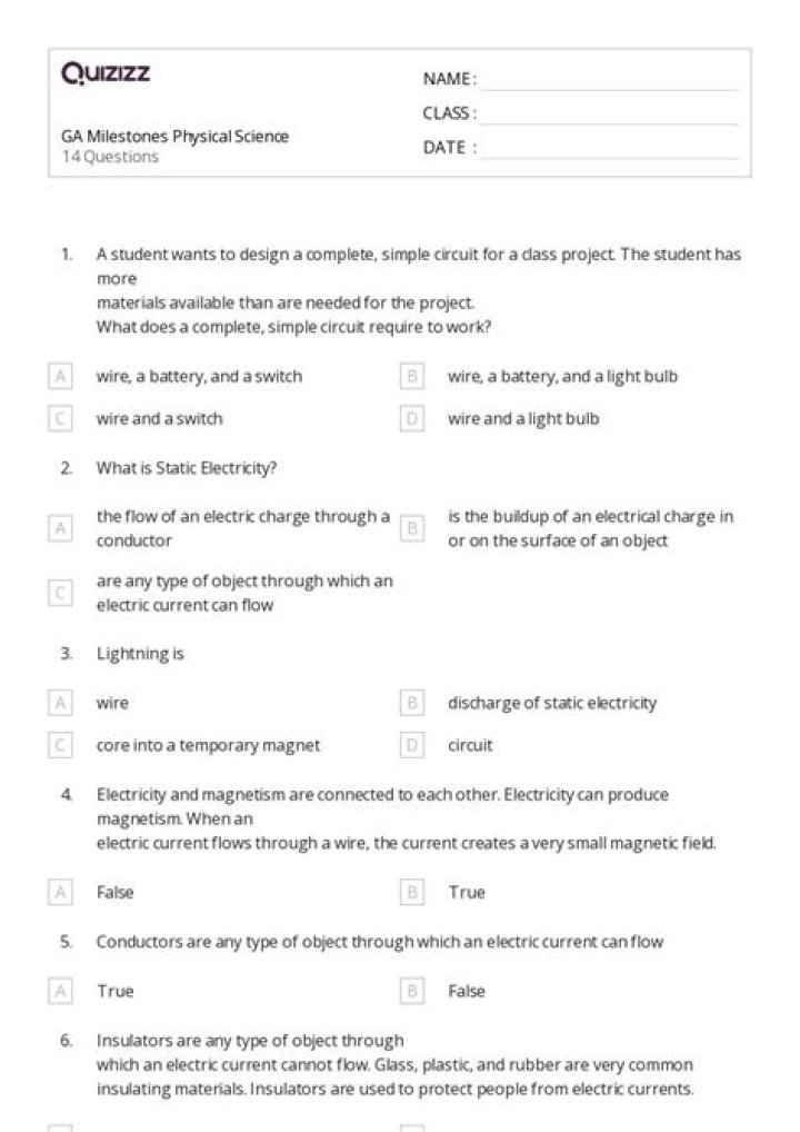 5th Grade Science Test Prep PDF: Boost Your Score with Practice