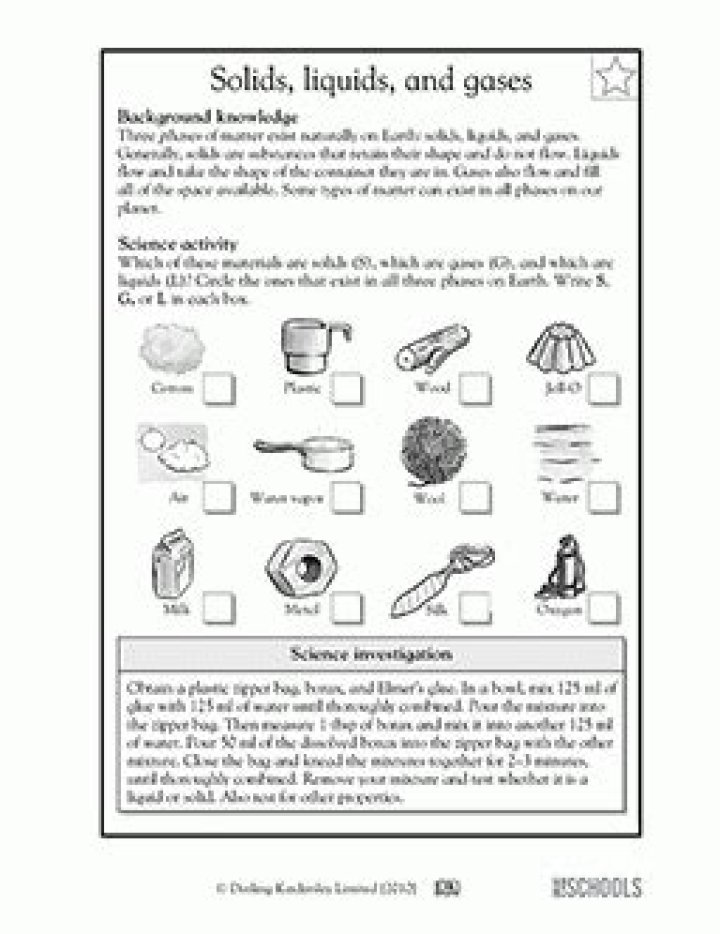 Free 5th Grade Science Worksheets PDF – Printable Practice PDFs