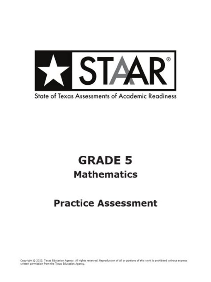 5th Staar Math Test PDF: Full Practice Exam with Answers
