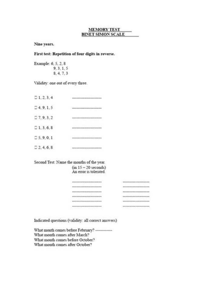 5wt Memory Test PDF: Quick & Reliable Cognitive Assessment