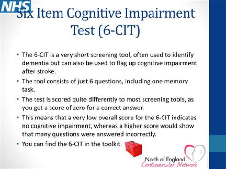 6-Item Cognitive Impairment Test PDF for Quick Assessment
