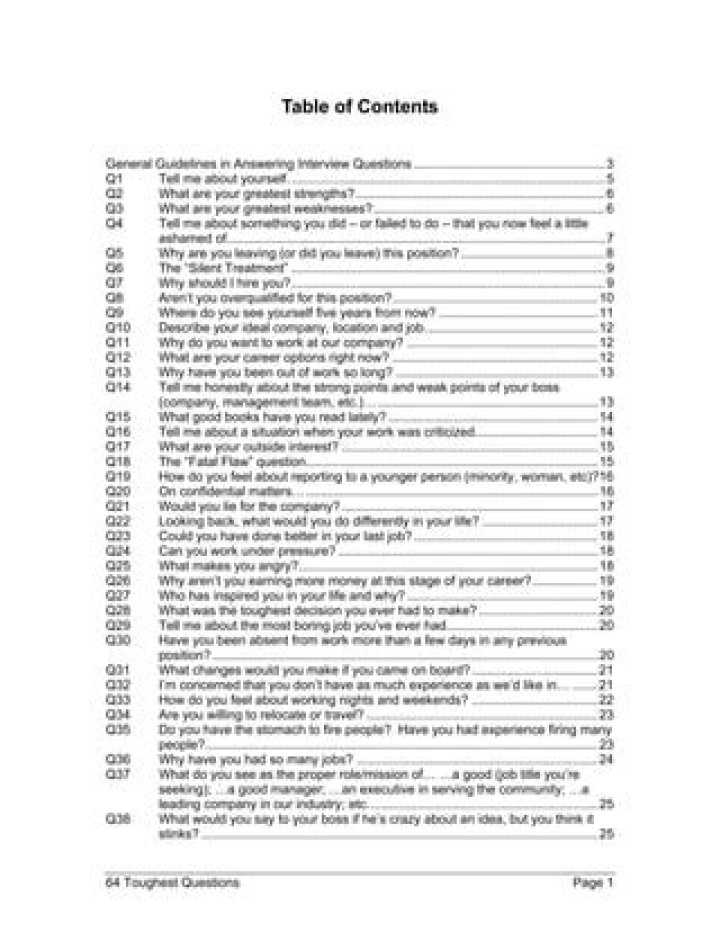 64 Essential Interview Questions PDF – Master Job Interviews