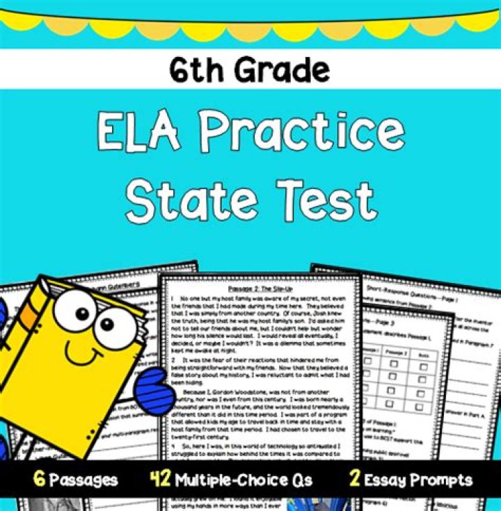 6th Grade Ela State Test PDF – Practice Test & Study Guide