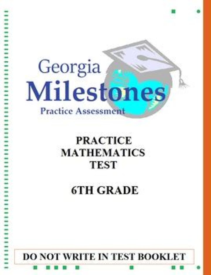 6th Grade Milestone Practice Test PDF for Success