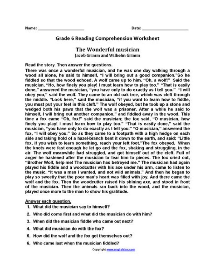 6th Grade Nonfiction Reading Passages with Questions PDF for Classroom Use
