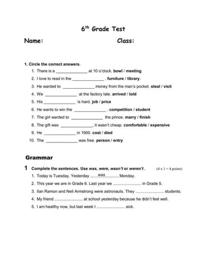 6th Grade Practice Map Test PDF – Instant Download
