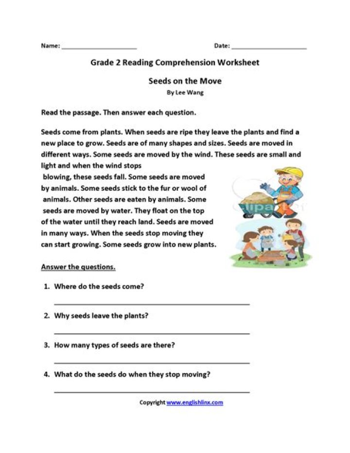 6th Grade Reading Comprehension Worksheets PDF for Free Download