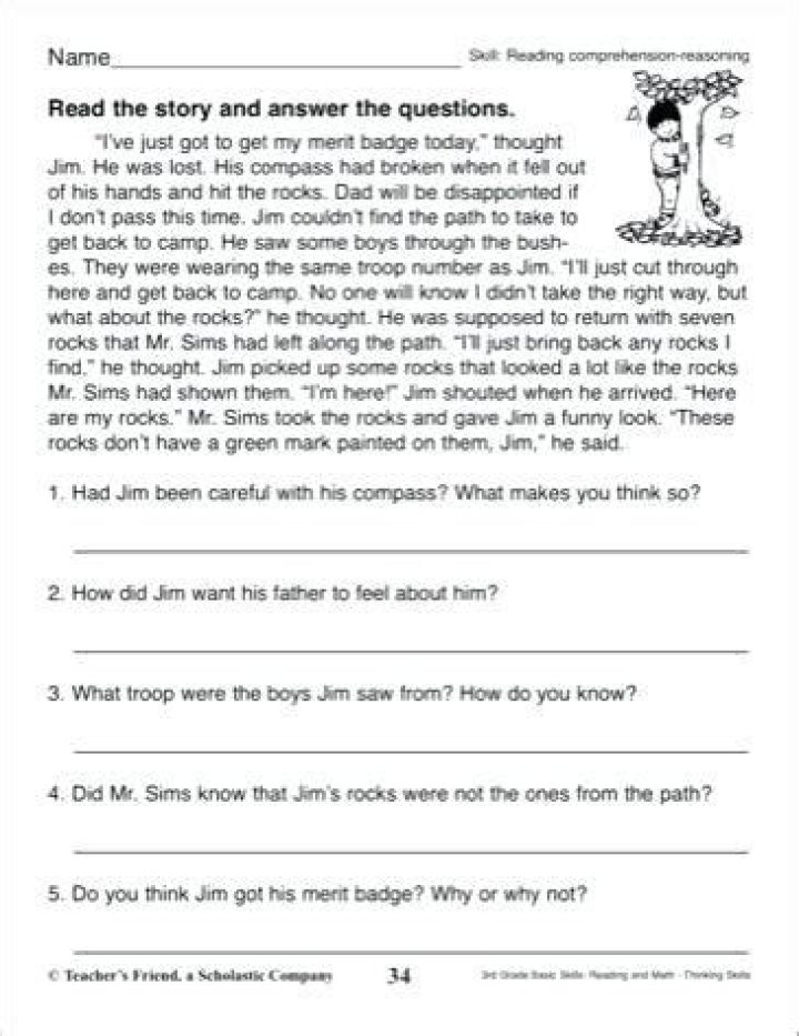 6th Grade Short Stories with Questions PDF for Homeschool & Classroom Use