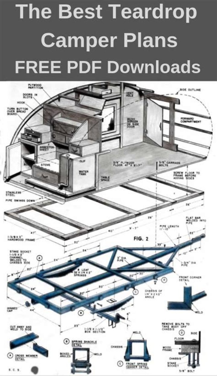 6x10 Teardrop Trailer Plans PDF – Easy DIY Build Guide