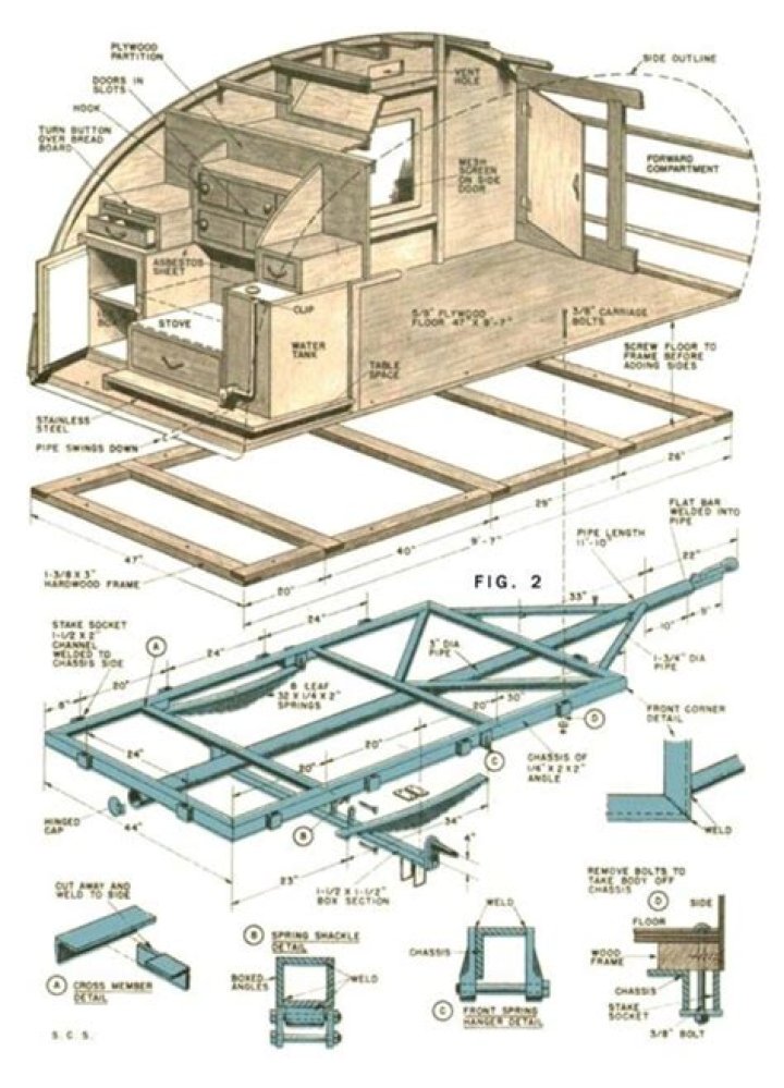 6x12 Teardrop Trailer Plans PDF – Easy DIY Build Guide