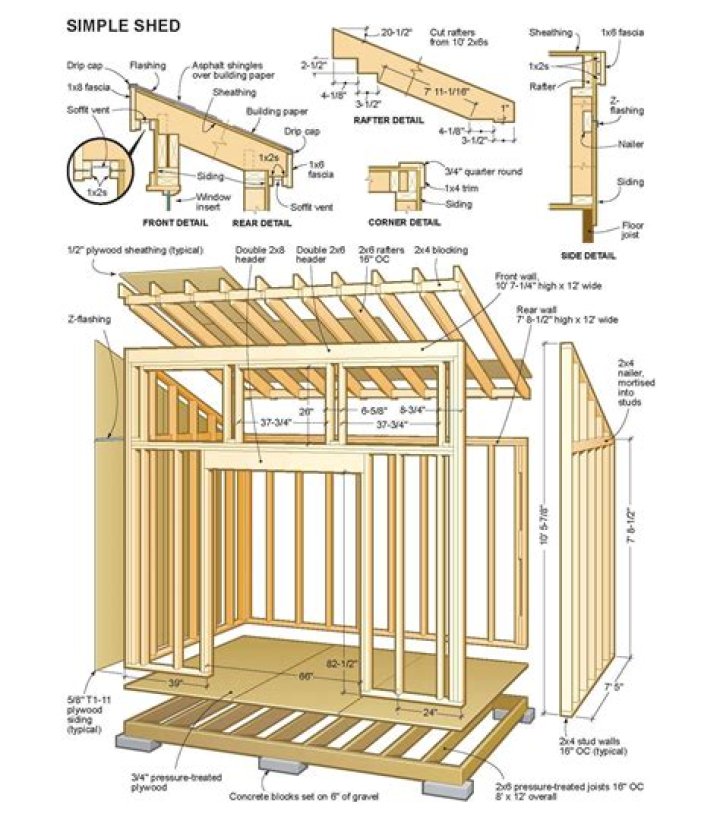 6x8 Shed Plans Free PDF – Download Full Construction Blueprint Now