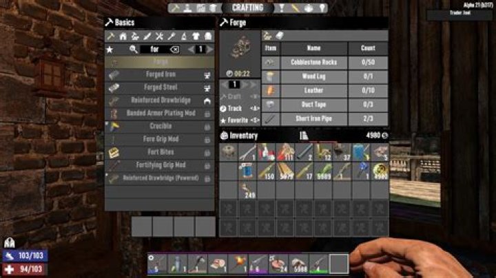 7 Days to Die Crafting Item List PDF: Essential Items for Survival