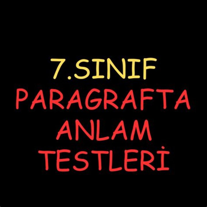 7. Sınıf Paragrafta Anlam Test PDF – Effektif Üstüzü ve Test Yönetimi