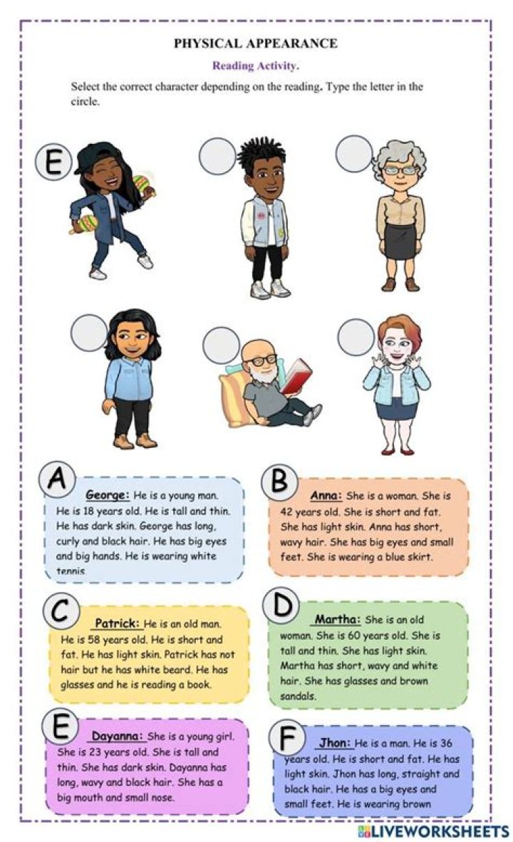 7 Sınıf Physical Appearance & Personality Test PDF – Analyze Traits Quickly