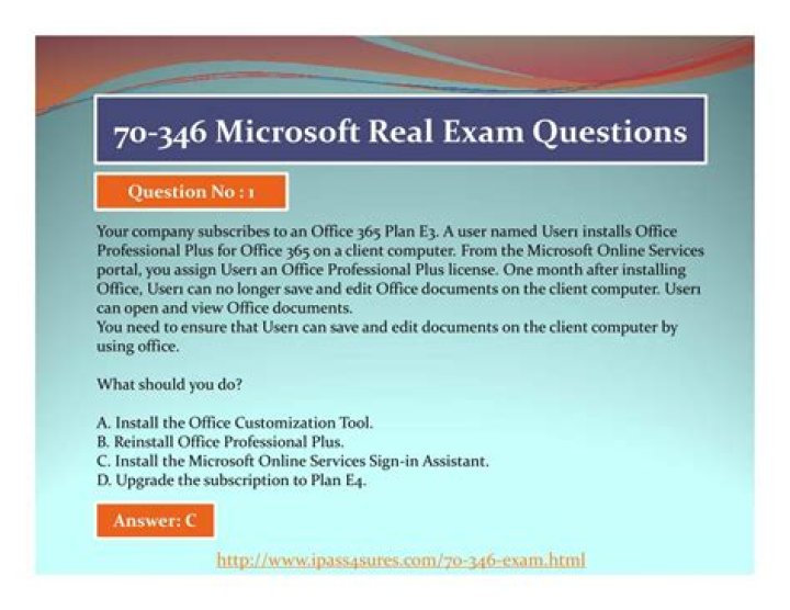 70 346 Exam Questions PDF – Complete Practice & Success Guide