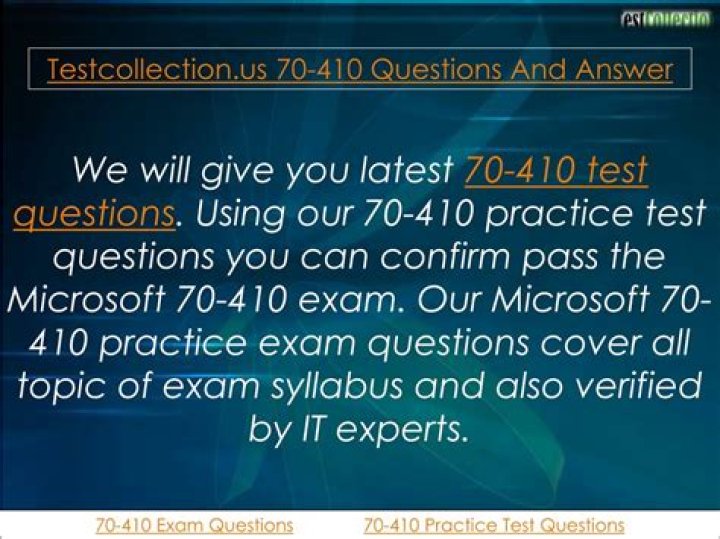 70-410 Test Questions PDF: Complete Practice & Exam Guide