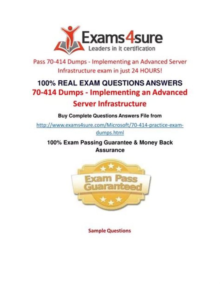 70-414 Exam Questions PDF – Master Microsoft 365 Administrator Cert