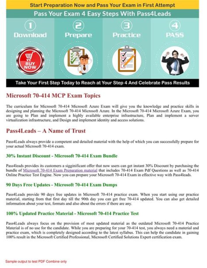 70-414 PDF Questions & Answers: Expert Practice Tests