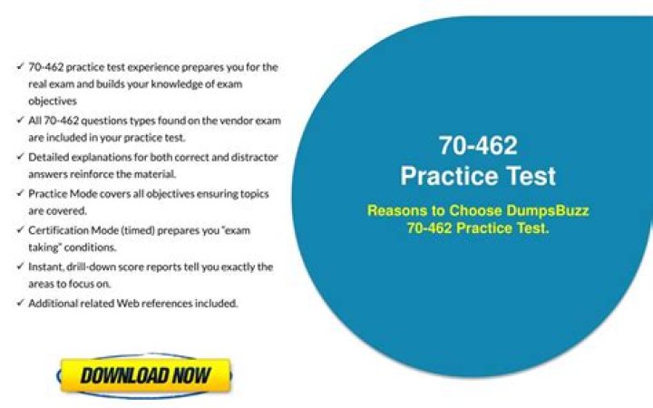 70-462 Practice Test PDF: Master Microsoft 70-462 Exam