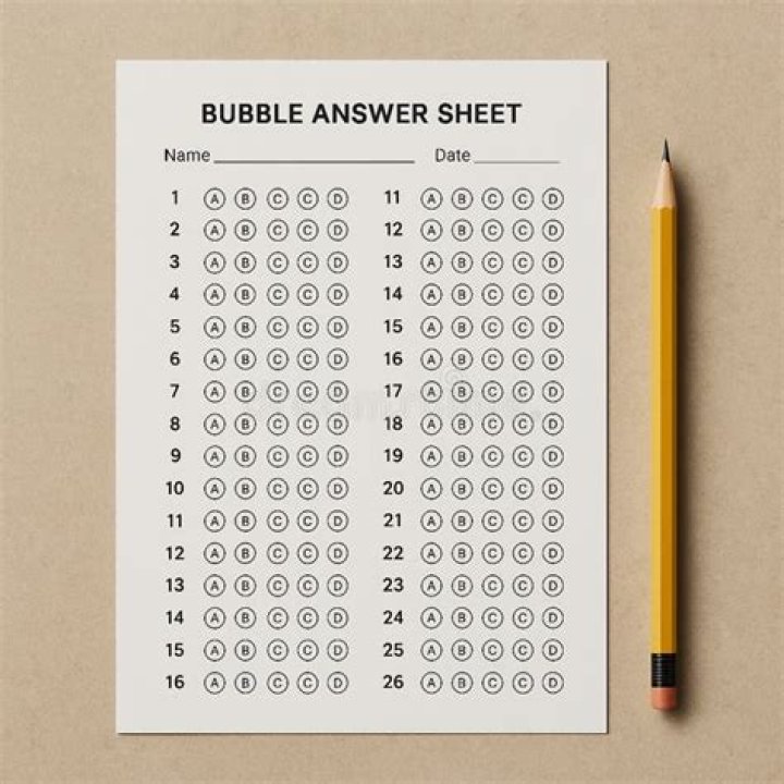 70-Question Bubble Answer Sheet PDF for Quick Grading & Review