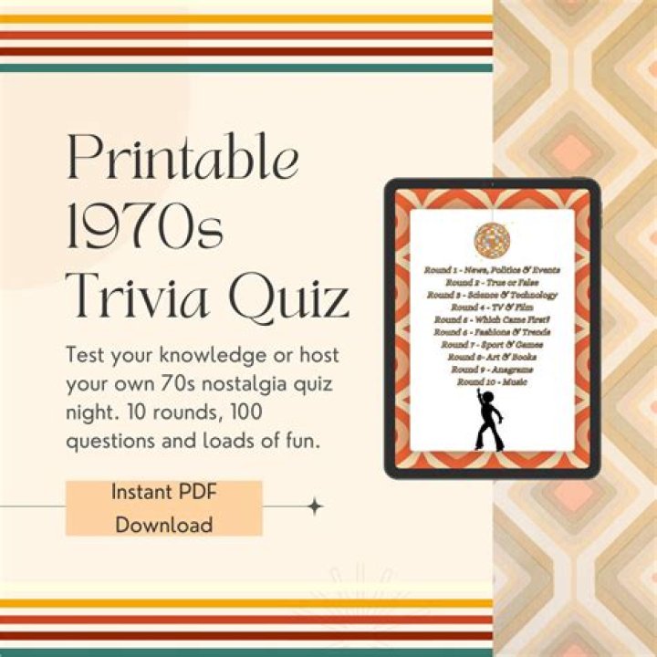 70s Trivia Questions and Answers PDF – Fun Facts from the Decade