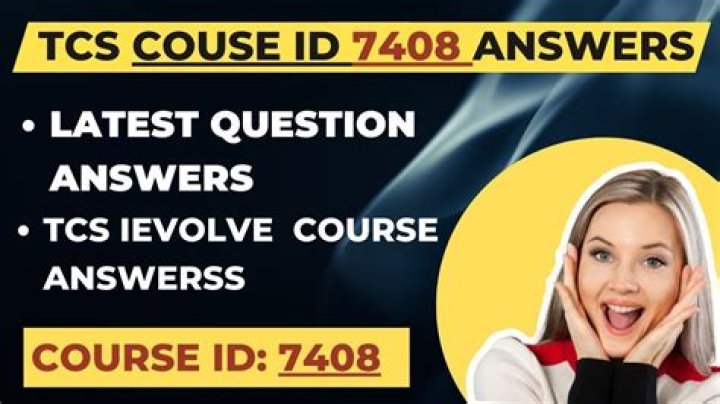 7408 TCS Course Answers PDF – Complete Exam Prep Guide