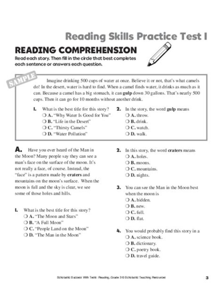 Free 7th Grade ELA Practice Test PDF – Download Now