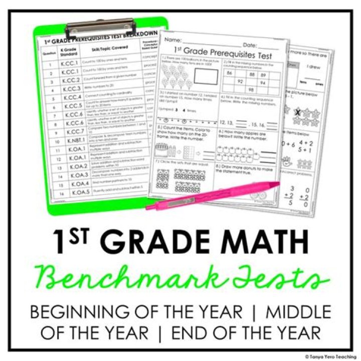 7th Grade Math Benchmark Test PDF for Practice & Preparation