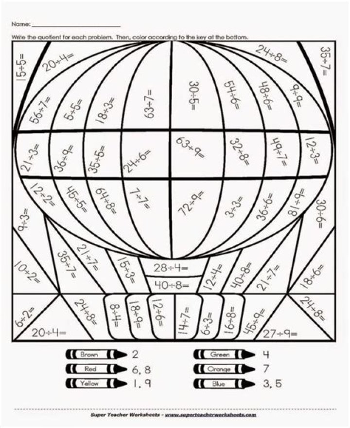 Free 7th Grade Math Coloring Worksheets PDF for Easy Learning