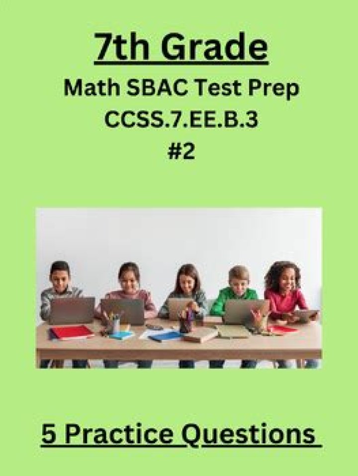 7th Grade SBAC Practice Test PDF – Free Download