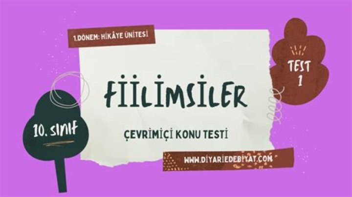 8.sÄ±nÄ±f Fiilimsiler PDF Test: Quick & Reliable Online Evaluation