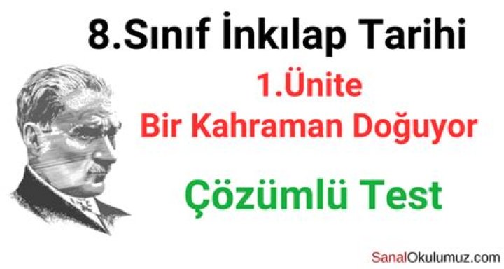 SÄ±nÄ±f InkLap Bir Kahraman Doğuyor Test PDF Cevapları