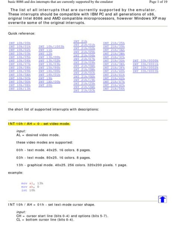 8086 Interrupts List PDF – Complete Reference & Guide