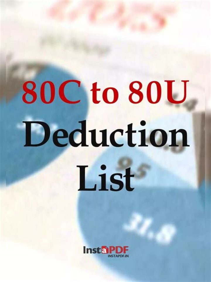 80C Deduction List PDF India: Full Guide to Income Tax Savings