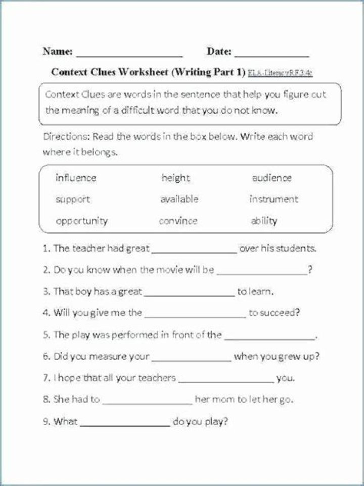8th Grade Grammar Worksheets PDF – Download Free Practice PDFs