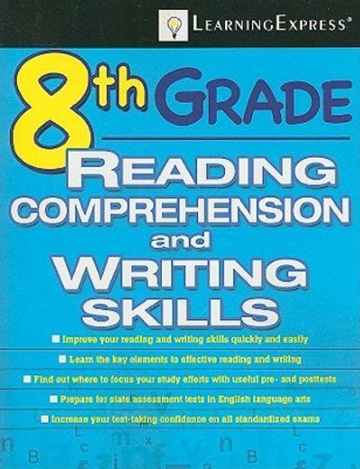 8th Grade Reading & Writing Skills Test PDF for Practice & Evaluation