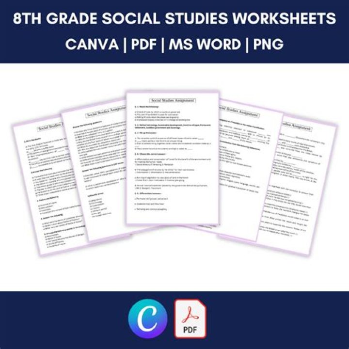 8th Grade Social Studies Worksheets PDF – Free Printable Workbook