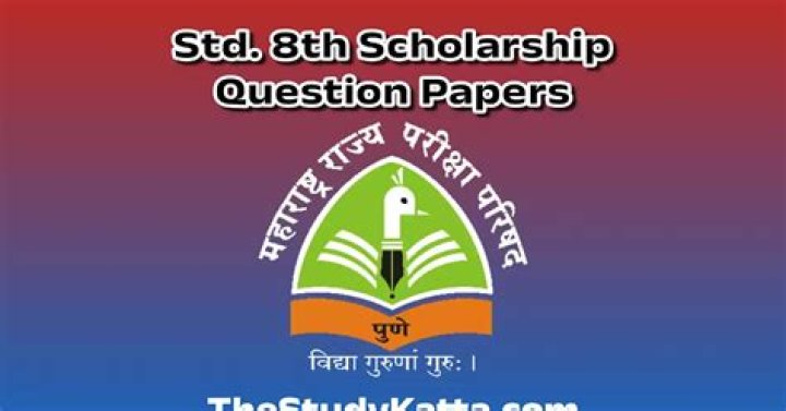 8th Scholarship Question Paper in Marathi PDF Download